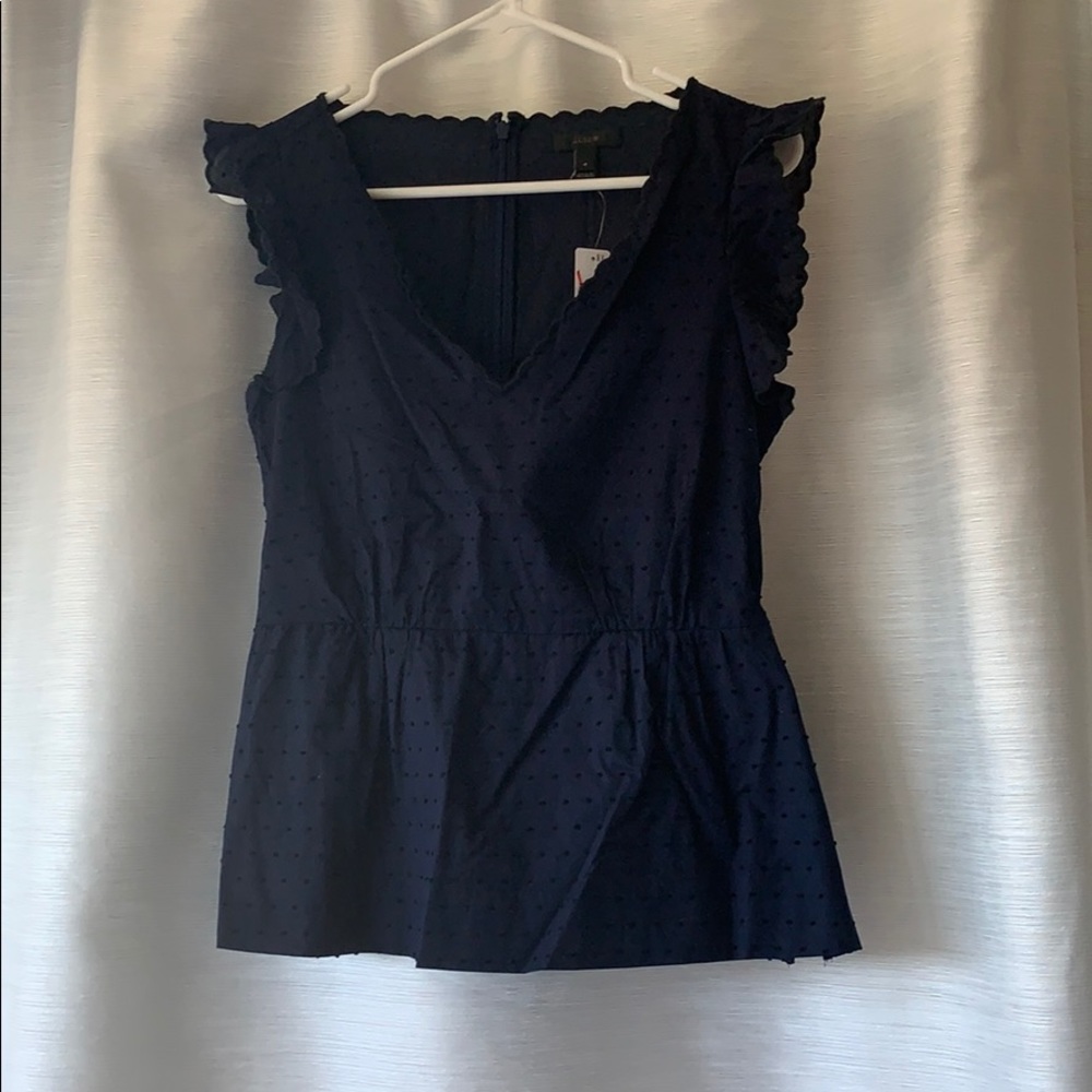 J Crew Navy Top